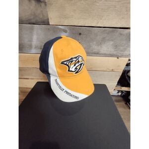 Nashville Predators NHL Hockey Adjustable Cap Hat Fan Favorite Blue, White, Gold